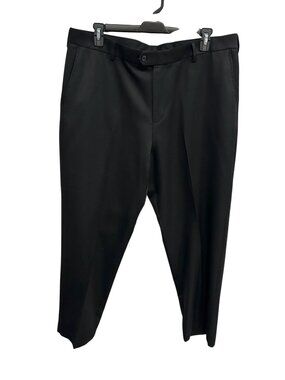Izod Golf 40x30 Mens Black Classic Fit Dress Pants Neutral Aesthetic Timeless